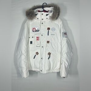 #2675 Bogner Alaska Expedition Arctic Fur Down Coat Jacket US46 XXL